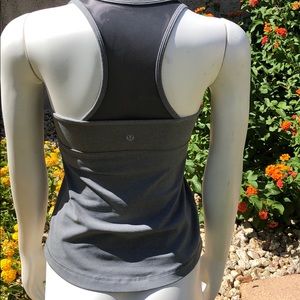Lululemon Athletics Top Charcoal Gray SZ 2